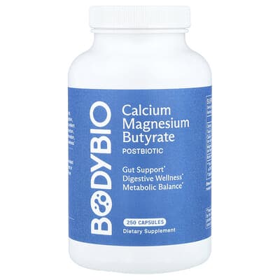 Calcium Magnesium Butyrate, 250 Capsules