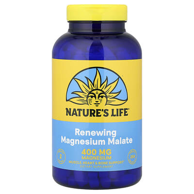 Renewing Magnesium Malate, 250 Tablets (200 mg per Tablet)