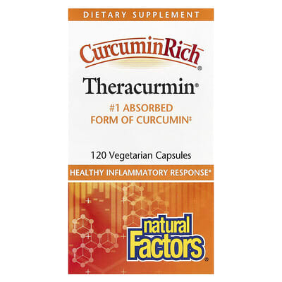CurcuminRich, Theracurmin, 30 mg, 120 вегетарианских капсул