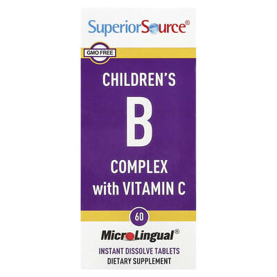 Children's B Complex with Vitamin C, 60 MicroLingual® Instant Dissolve Tablets