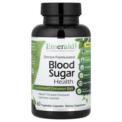 Emerald Laboratories Blood Sugar Health, 60 вегетарианских капсул