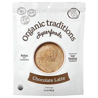 Суперфуд, Шоколадный латте, 5.3 oz (150 g)