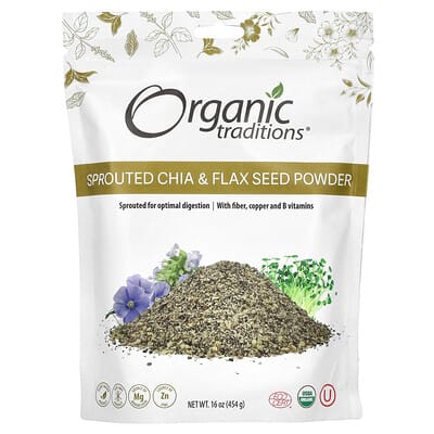 Superfoods, Sprouted Chia / Flax, 16 oz (454 g)