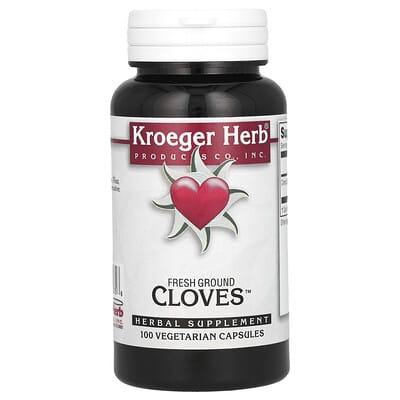 Молотый гвоздика, 100 Vegetarian Capsules (450 mg per Capsule)