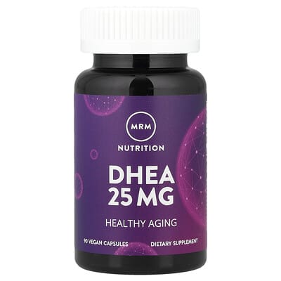 DHEA, 25 mg, 90 веганских капсул, MRM Nutrition