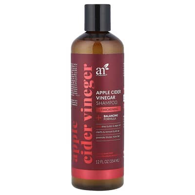Шампунь с яблочным уксусом, для укрепления, для всех типов волос, 12 fl oz (354 ml)
