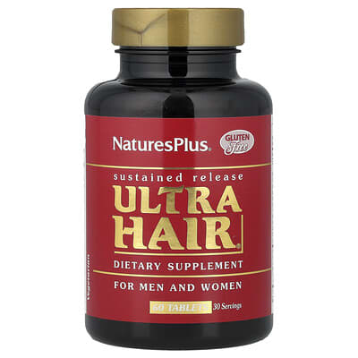 Ultra Hair®, For Men & Women, 60 Tablets