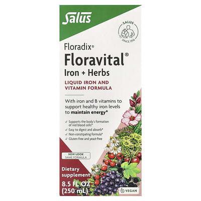 Floravital® Iron + Herbs, 8.5 fl oz (250 ml)