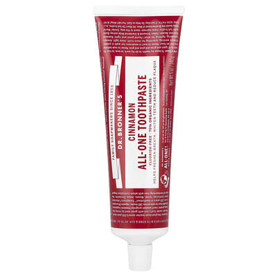 Зубная паста Dr. Bronner's All-One Cinnamon 5 oz (140 g)