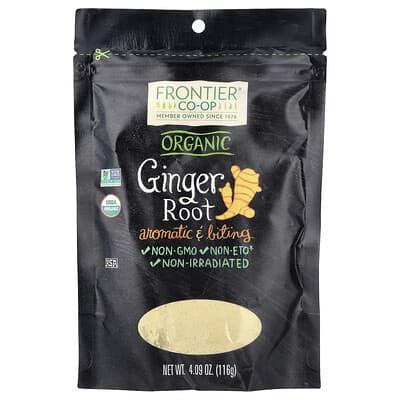 Frontier Co-op Органический корень имбиря, 4.09 oz (116 g)