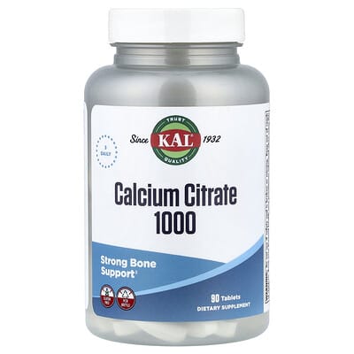 Цитрат кальция 1000, 90 таблеток (333 mg на таблетку)