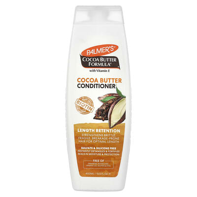 Кондиционер Palmer's Cocoa Butter Formula® с витамином E для сохранения длины волос, 13.5 fl oz (400 ml)