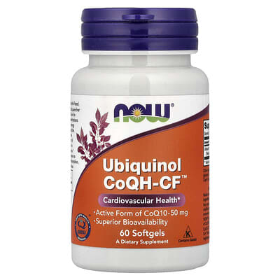 Ubiquinol CoQH-CF™, 50 mg, 60 Softgels