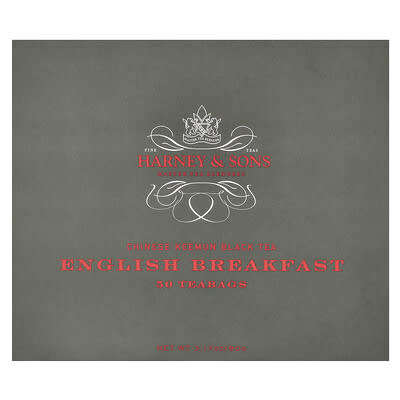 Китайский черный чай Keemun, English Breakfast, 50 чайных пакетиков, 3.17 oz (90 g)
