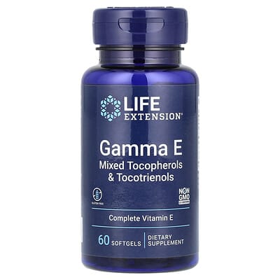 Gamma E, Mixed Tocopherols & Tocotrienols, 60 Softgels