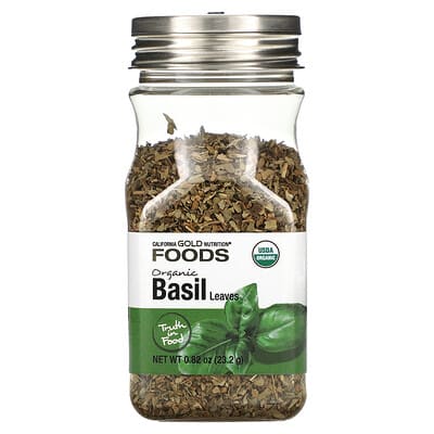 Органические листья базилика, 1.05 oz (30 g)