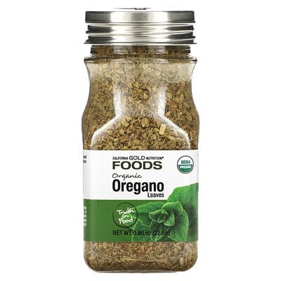 Foods, Organic Oregano, 0.8 oz (22.6 g)