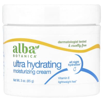 Ultra Hydrating Moisturizing Cream, Fragrance Free, 3 oz (85 g)