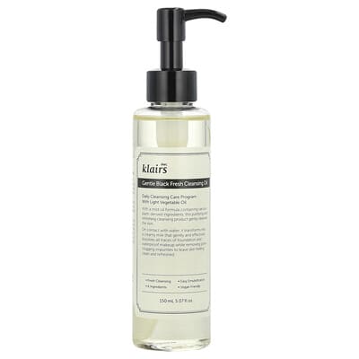 Gentle Black Fresh Cleansing Oil, 5.07 fl oz (150 ml)