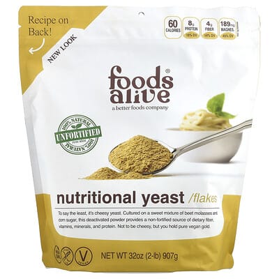Nutritional Yeast Flakes, 30 oz (850 g)