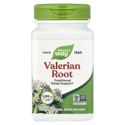 Valerian Root, 100 Vegan Capsules (530 mg per Capsule)