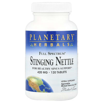 Экстракт крапивы Full Spectrum™ Stinging Nettle, 420 mg, 120 Tablets