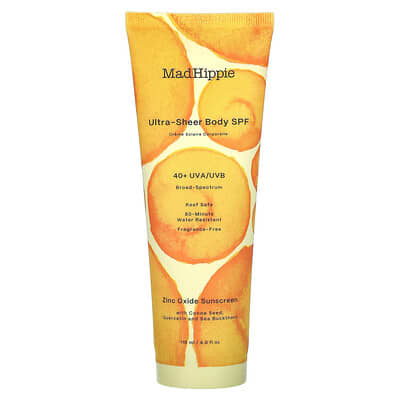 Mad Hippie Ультра-легкий солнцезащитный крем SPF 40+, 4 fl oz (118 ml)