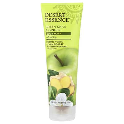 Desert Essence гель для душа, зеленое яблоко и имбирь, 8 fl oz (237 ml)