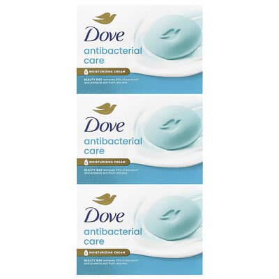 Антибактериальное мыло Dove, 3 бруска, 3.17 oz (90 g) каждый