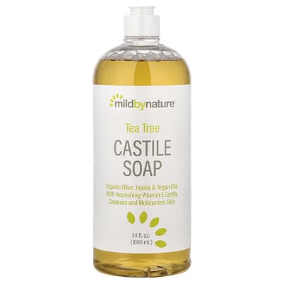 Tea Tree Castile Soap, 34 fl oz (1,005 ml)