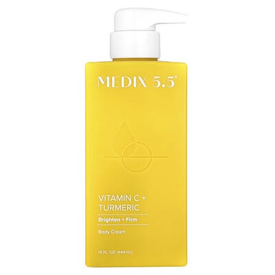 Крем для тела с витамином C и куркумой, 15 fl oz (444 ml)
