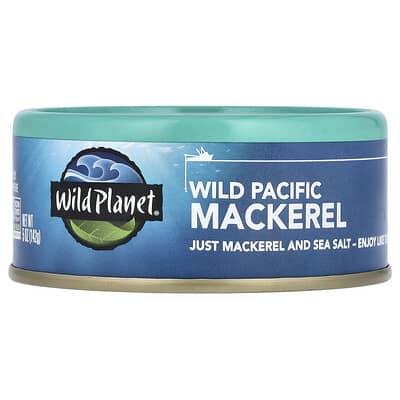 Wild Pacific Mackerel, 5 oz (142 g)