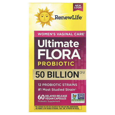 Women's Once Daily, Ultimate Flora™ Pre & Probiotic, 60 Delayed Release Vegan Capsules