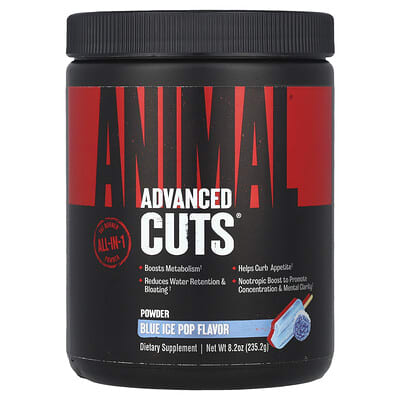 Advanced Cuts® порошок, Blue Ice Pop, 8.2 oz (235.2 g)