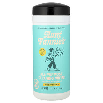 All-Purpose Cleaning Wipes, Bright Lemon, 35 Wipes