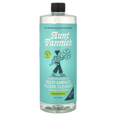 Ultra-Concentrated Multi-Surface Floor Cleaner, Eucalyptus, 32 fl oz (946 ml)