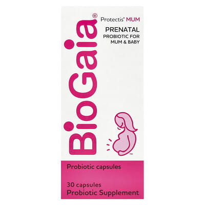 Protectis® MUM, пробиотик для мамы и ребенка во время беременности, 100 миллионов КОЕ, 30 капсул