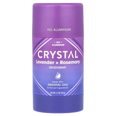 CRYSTAL Дезодорант Lavender + Rosemary 2.5 oz (70 g)