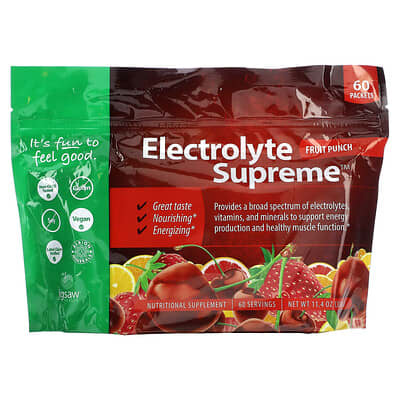 Электролиты Jigsaw Health Electrolyte Supreme™ Fruit Punch 60 пакетиков