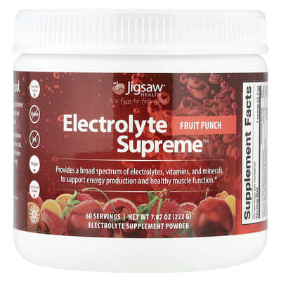 Электролит Jigsaw Health Electrolyte Supreme™ Fruit Punch