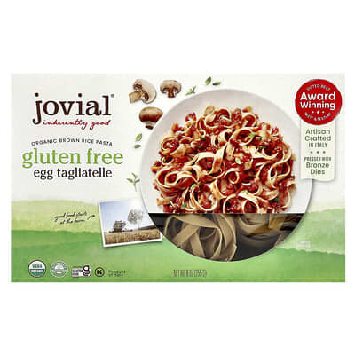 Organic Brown Rice Pasta, Egg Tagliatelle, 9 oz (255 g)