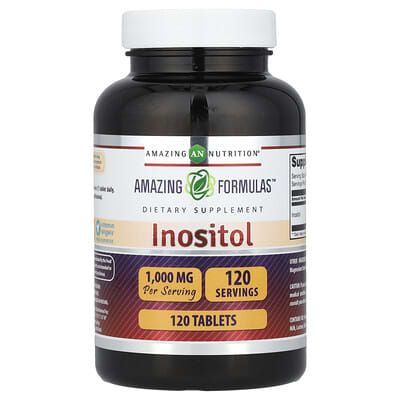 Amazing Formulas™, Inositol, 1,000 mg, 120 таблеток