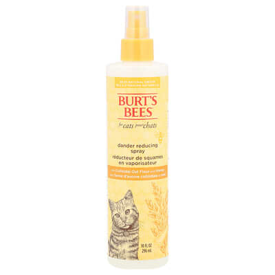 Спрей для уменьшения перхоти с овсяной мукой и медом, для кошек, 10 fl oz (296 ml)
