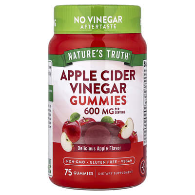 Apple Cider Vinegar Gummies, Apple, 75 Gummies