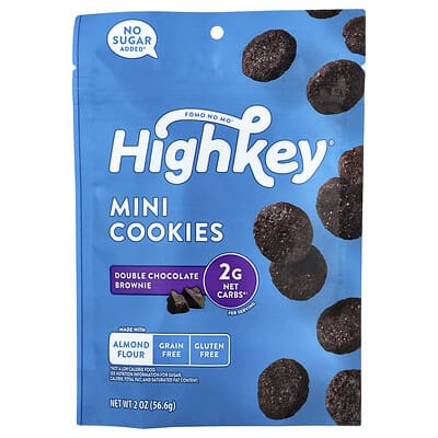 Мини печенье, двойной шоколадный брауни, 2 oz (56.6 g)