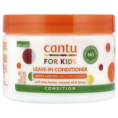 Детский несмываемый кондиционер Cantu Gentle Care для кудрей и волн, 10 oz (283 g)