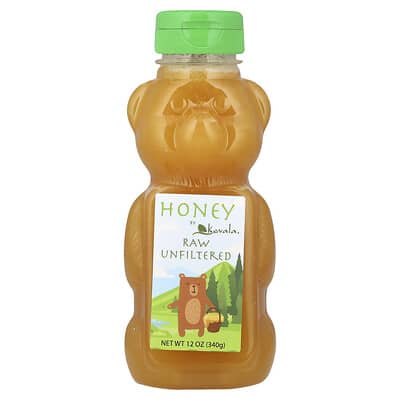 Honey, Raw Unfiltered, 12 oz (340 g)
