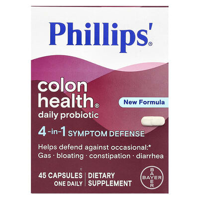 Colon Health Daily Probiotic, 45 Capsules