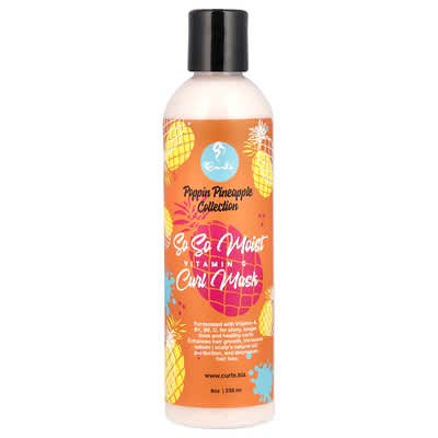 Маска для волос Curls Poppin Pineapple Collection, So So Moist, Vitamin C, Curl Mask, 236 ml