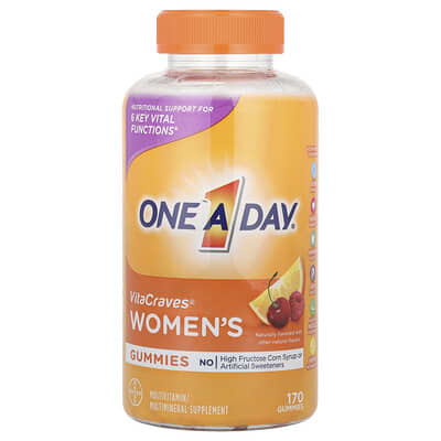 VitaCraves® , Women's Multivitamin/Multimineral Supplement Gummies, 170 Gummies